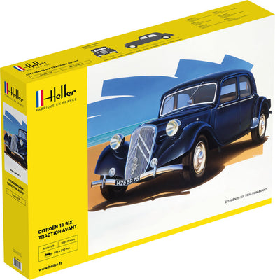 Citroen 15 SIX Traction Avant 1/8, PLASTIC SCALE MODEL