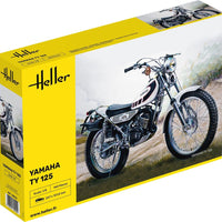 Yamaha TY 125 1/8, PLASTIC SCALE MODEL