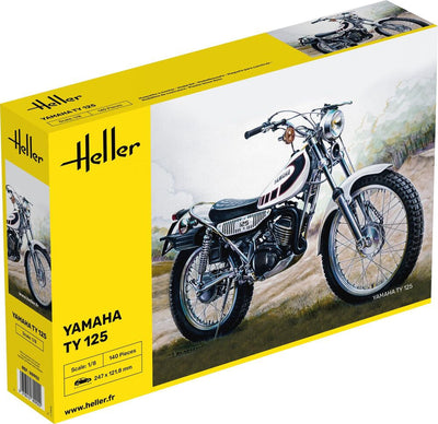 Yamaha TY 125 1/8, PLASTIC SCALE MODEL