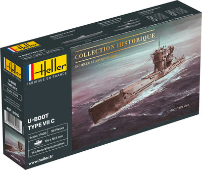 U-Boot Type VII C 1/400, PLASTIC SCALE MODEL