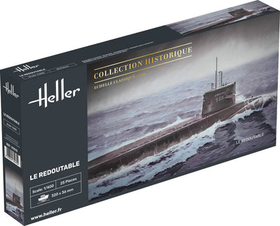U-Boot S/M Redoutable 1/400, PLASTIC SCALE MODEL