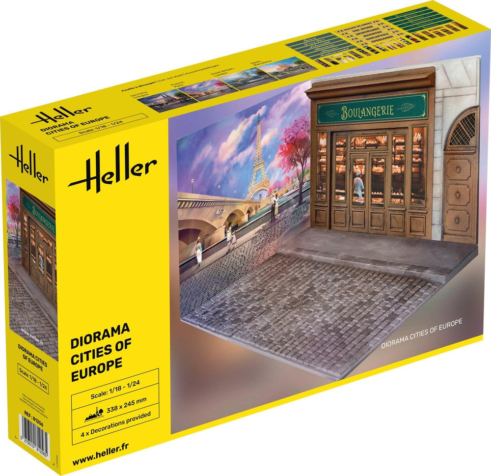 DIORAMA CITY OF EUROPE 1/24-1/18, PLASTIC SCALE MODEL