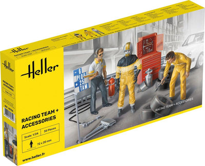 Racing Team and accessories 1/24, PLASTIC SCALE MODEL