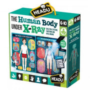 THE HUMAN BODY UNDER X-RAY;EDUCTIONAL PUZZLE, TEACHER HOMESCHOOL SUPPLIES;  TODDLER LEARNING TOYS;  BIRTHDAY