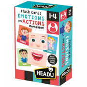 FLASHCARDS EMOTIONS AND ACTIONS MONTESSORI;EDUCTIONAL PUZZLE, TEACHER HOMESCHOOL SUPPLIES;  TODDLER LEARNING TOYS;  BIRTHDAY