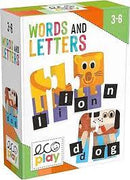 WORDS AND LETTERS; EDUCTIONAL PUZZLE, TEACHER HOMESCHOOL SUPPLIES;  TODDLER LEARNING TOYS;  BIRTHDAY