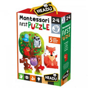 MONTESSORI FIRST PUZZLE THE FOREST;EDUCTIONAL PUZZLE, TEACHER HOMESCHOOL SUPPLIES;  TODDLER LEARNING TOYS;  BIRTHDAY