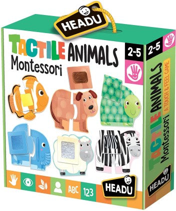TACTILE ANIMALS MONTESSORI;EDUCTIONAL PUZZLE, TEACHER HOMESCHOOL SUPPLIES;  TODDLER LEARNING TOYS;  BIRTHDAY