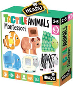 TACTILE ANIMALS MONTESSORI;EDUCTIONAL PUZZLE, TEACHER HOMESCHOOL SUPPLIES;  TODDLER LEARNING TOYS;  BIRTHDAY