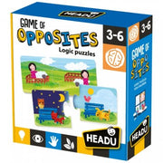 GAME OF OPPOSITES;EDUCTIONAL PUZZLE, TEACHER HOMESCHOOL SUPPLIES;  TODDLER LEARNING TOYS;  BIRTHDAY