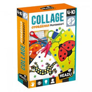 COLLAGE CREATION MONTESSORI;EDUCTIONAL PUZZLE, TEACHER HOMESCHOOL SUPPLIES;  TODDLER LEARNING TOYS;  BIRTHDAY
