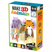 MAKE 3D ANIMALS MONTESSORI;EDUCTIONAL PUZZLE, TEACHER HOMESCHOOL SUPPLIES;  TODDLER LEARNING TOYS;  BIRTHDAY