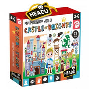 CASTLE OF THE KNIGHTS;EDUCTIONAL PUZZLE, TEACHER HOMESCHOOL SUPPLIES;  TODDLER LEARNING TOYS;  BIRTHDAY