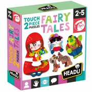 2 PIECES TOUCH PUZZLE FAIRY TALES;EDUCTIONAL PUZZLE, TEACHER HOMESCHOOL SUPPLIES;  TODDLER LEARNING TOYS;  BIRTHDAY