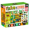 PUZZLE + STICKERS THE FARM;EDUCTIONAL PUZZLE, TEACHER HOMESCHOOL SUPPLIES;  TODDLER LEARNING TOYS;  BIRTHDAY