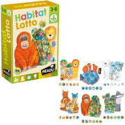 HABITAT LOTTO;EDUCTIONAL PUZZLE, TEACHER HOMESCHOOL SUPPLIES;  TODDLER LEARNING TOYS;  BIRTHDAY