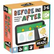 BEFORE AND AFTER;EDUCTIONAL PUZZLE, TEACHER HOMESCHOOL SUPPLIES;  TODDLER LEARNING TOYS;  BIRTHDAY