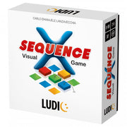 SEQUENCE-X GAME;EDUCTIONAL GAME, TEACHER HOMESCHOOL SUPPLIES;  TODDLER LEARNING TOYS;  BIRTHDAY