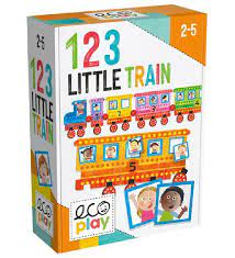 123 LITTLE TRAIN; EDUCTIONAL PUZZLE, TEACHER HOMESCHOOL SUPPLIES;  TODDLER LEARNING TOYS;  BIRTHDAY