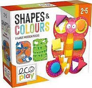 SHAPES & COLOURS;EDUCTIONAL PUZZLE, TEACHER HOMESCHOOL SUPPLIES;  TODDLER LEARNING TOYS;  BIRTHDAY