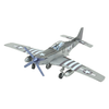 MUSTANG P-51 METAL MODEL PNTED L24.3XW20XH7.6CM 95 PIECES