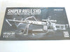 SNIPER RIFLE SVD METAL MODEL L32.5XW7.5XH7.3CM 106 PARTS