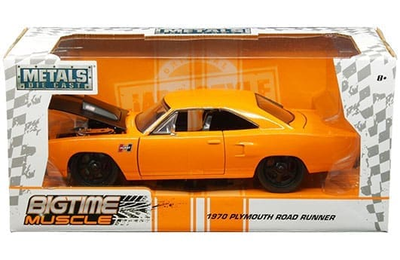 PLYMOUTH ROAD RUNNER BIGTIME MUSCLE ORANGE 1970 1/24