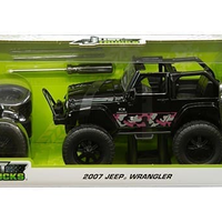 JEEP WRANGLR JUST TRUCKS EXTRA WHEEL SWOP BLK '07 1/24