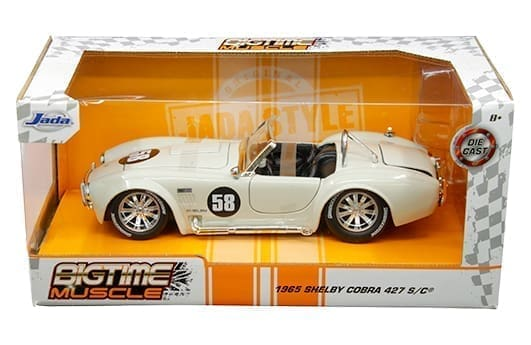 SHELBY COBRA 427 S/C  BTM WHITE 1965 1/24
