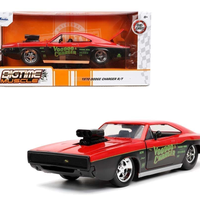 JADA DODGE VOODOO CHARGER WITH ENGINE BLOWER RED 1970 1/24