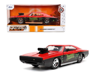 JADA DODGE VOODOO CHARGER WITH ENGINE BLOWER RED 1970 1/24