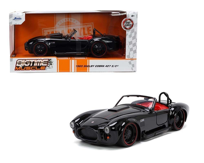 SHELBY COBRA 427 BIGTIME MUSCLE BLACK 1965 1/24