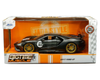 FORD GT BIGTIME MUSCLE  MATT BLK/SILVER STRIPE 2017 1/24