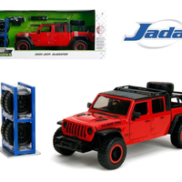 JEEP GLADIATOR JUST TRUCKS RACK/WHEEL SWOP RED 2020 1/24