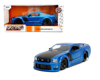 FORD MUSTANG GT BIGTIME MUSCLE BLUE 2006 1/24