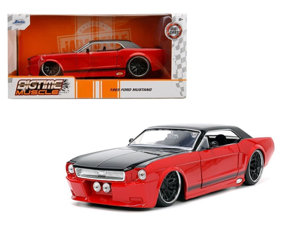 FORD MUSTANG GT BIGTIME MUSCLE RED/BLK 1965 1/24