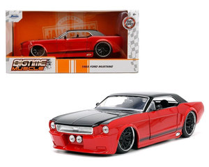 FORD MUSTANG GT BIGTIME MUSCLE RED/BLK 1965 1/24