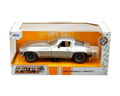 CHEVROLET CORVETTE BTM SILVER 1966 1/24