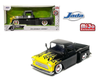 CHEVROLET STEPSIDE TRUCK MATT BLK/ YELL FLAMES JT 1955 1/24