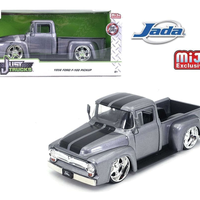 FORD F-100 P/ UP JUST TRUCKS EXCLUSIVE GREY/BLACK  1956 1/24