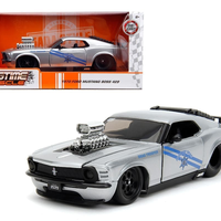 FORD MUSTANG BOSS 429  WH ENGINE BLOWER SILVER  '70 1/24