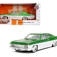 JADA-CHEVROLET IMPALA SS BTM CANDY GRN/WHITE 1967 1/24