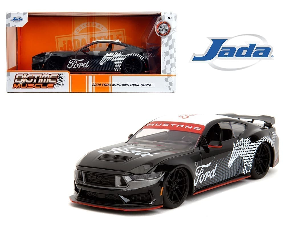 FORD MUSTANG DARK HORSE  BTM BLACK  2024 1/24