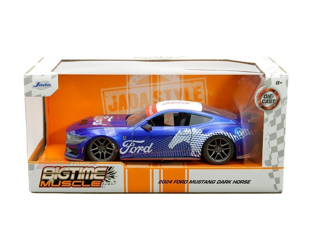 JADA-FORD MUSTANG DARK HORSE BTM  BLUE  202  1/24