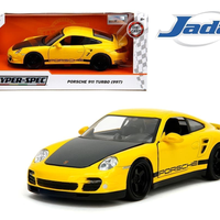 JADA-PORSCHE 911 TURBO (997)  HYPER-SPEC YELLOW  1/24