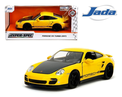 JADA-PORSCHE 911 TURBO (997)  HYPER-SPEC YELLOW  1/24