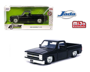 JADA-CHEVROLET C10 PICKUP JT WITH MINILITE WHEELS BLACK 1985 1/24