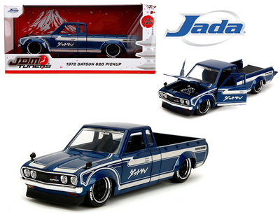 DATSUN 620 PICKUP TRUCK JDM TUNERS BLUE 1972 1/24