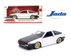 TOYOTA TRUENO AE86 WHITE WITH BLACK HOOD JDM 1/24