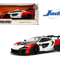 MCLAREN SENNA  RED/WHITE  HYPER-SPEC 1/24